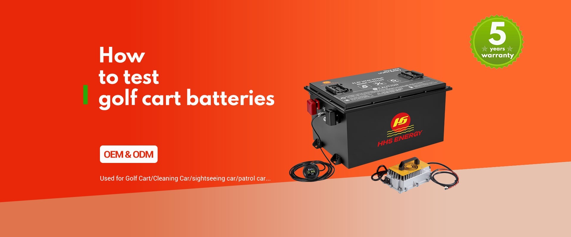 How to test golf cart batteries ？ Golf Cart Lithium Battery