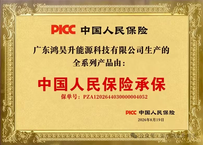 HHS Energy Partners with PICC to Provide Insurance Coverage for All Battery Products